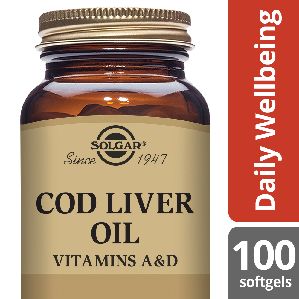 Solgar Cod Liver Oil Softgels - Pack of 100