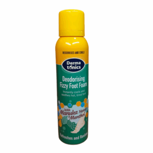 deodorising fizzy foot foam