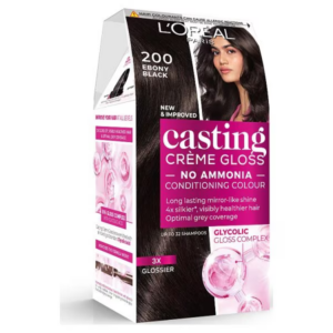 L'Oréal Casting Crème Gloss - 200 Ebony Black Semi-Permanent Hair Dye