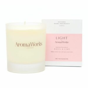LIGHT BY AROMAWORKS CANDLE BASIL&LIME