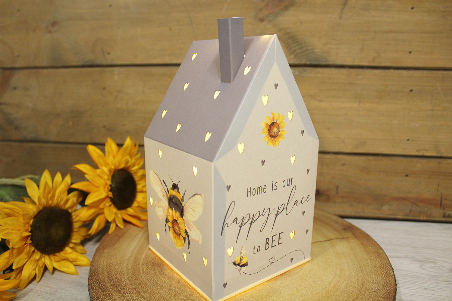 LED Bee House Lantern