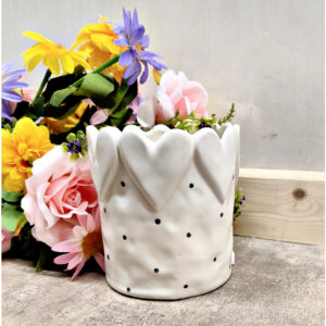 PLANT POT EMBOSSED