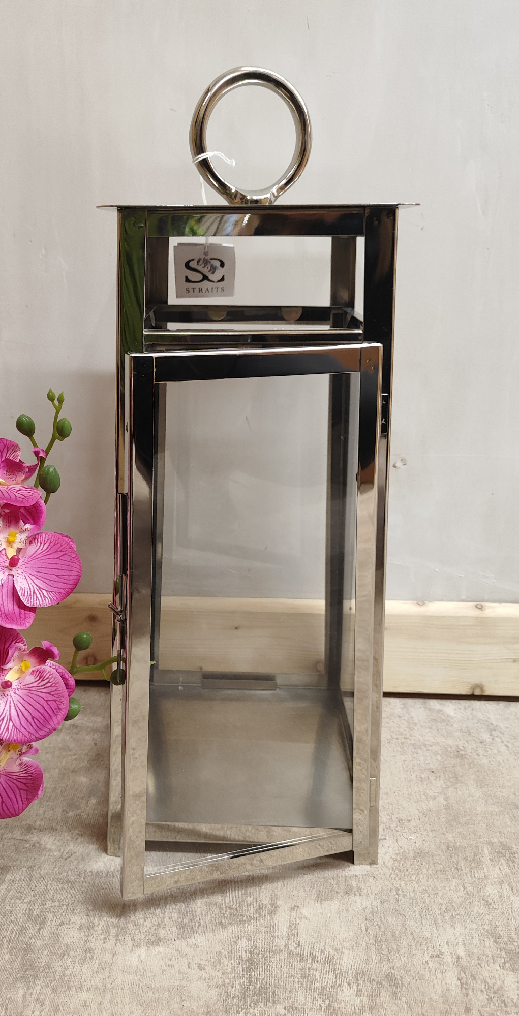 Square Lantern 20x45cm