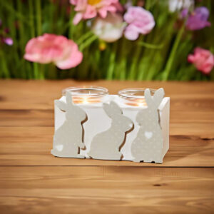 RICHARD LANG BUNNY TEA LIGHT HOLDER