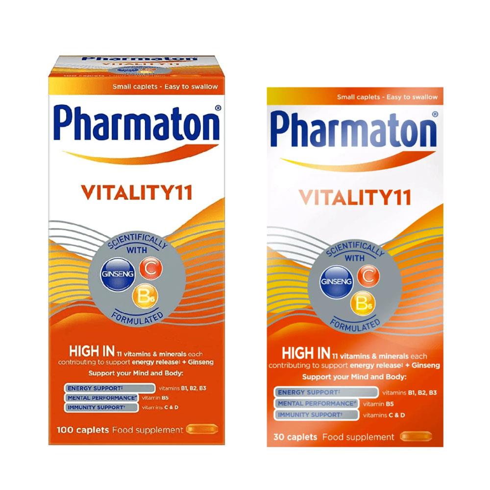 Pharmaton VITALITY 11 - 100 CAPLETS + 30