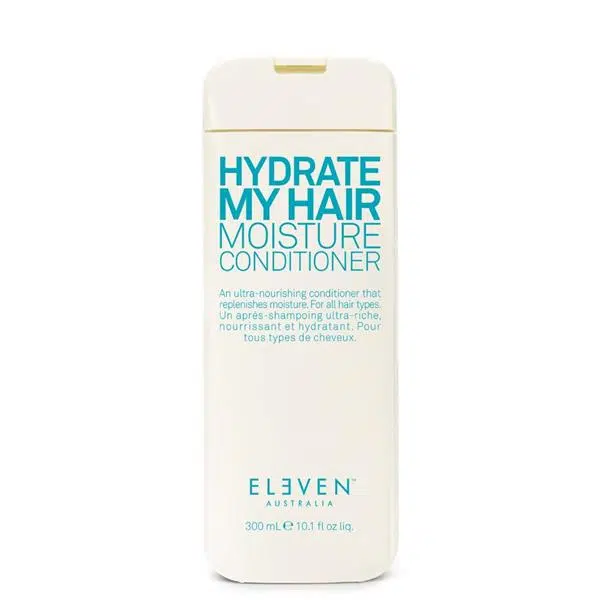 Eleven Australia Hydrate My Hair Conditioner is an ultra-nourishing conditioner that replenishes moisture.