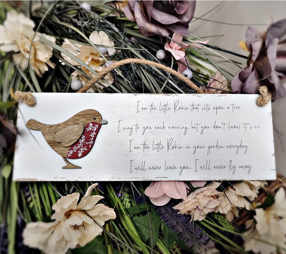 Robin Plaque Verse