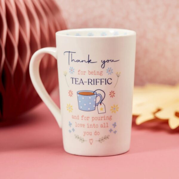 THANK YOU MUG for being Tea-Riffic