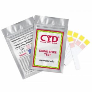 CYD CHECK YOUR DRINK, DRINK SPIKE TEST