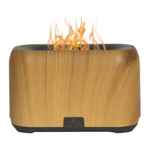 Aroma LED Light Wood Flame Effect Ultrasonic Diffuser