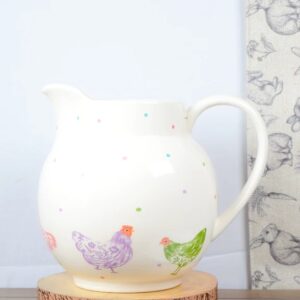 Pastel Spring Chicken Jug