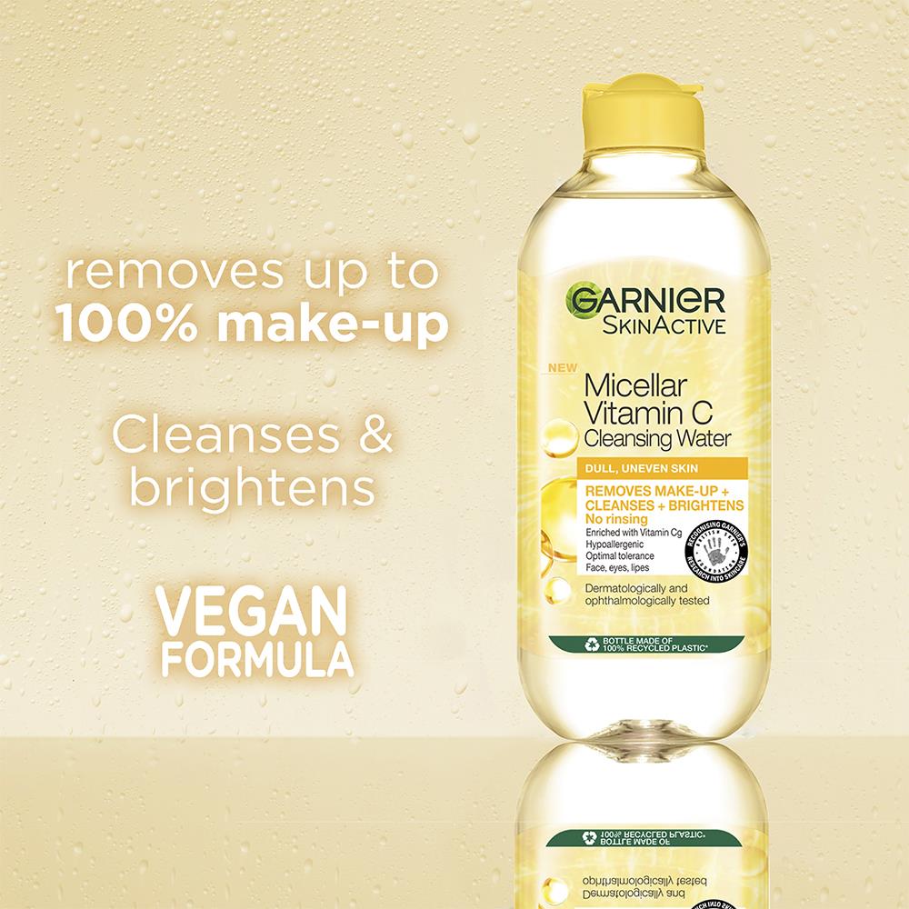 Garnier Skinactive Micellar Vitamin C Cleansing Water Dull, Uneven Skin 400ml