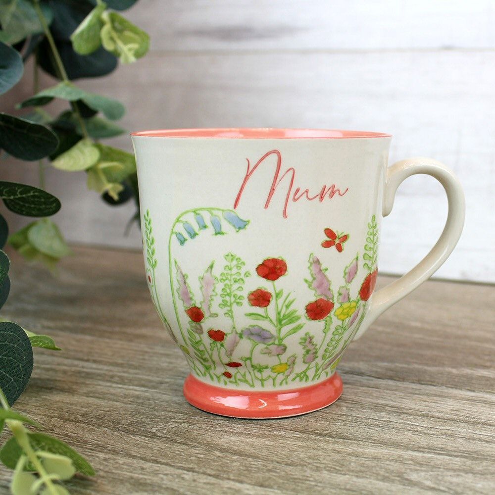 Mum Mug with Flowers