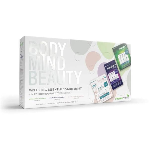 Revive Active’s BODY MIND BEAUTY WELLBEING ESSENTIALS STARTER KIT