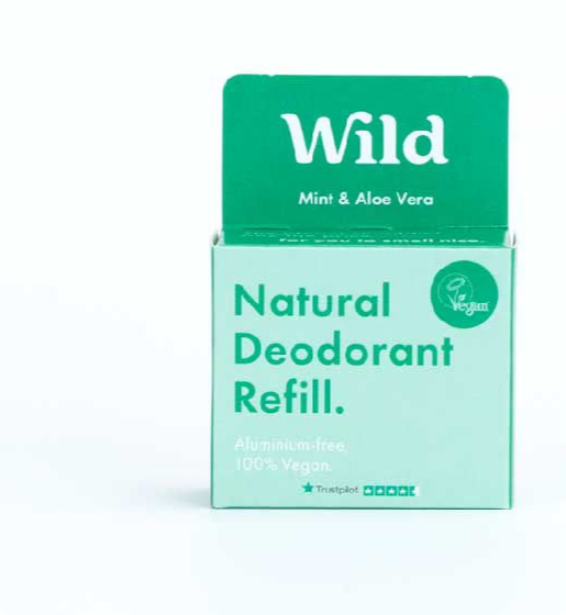 Wild Men's Mint & Aloe Vera Deodorant Refill