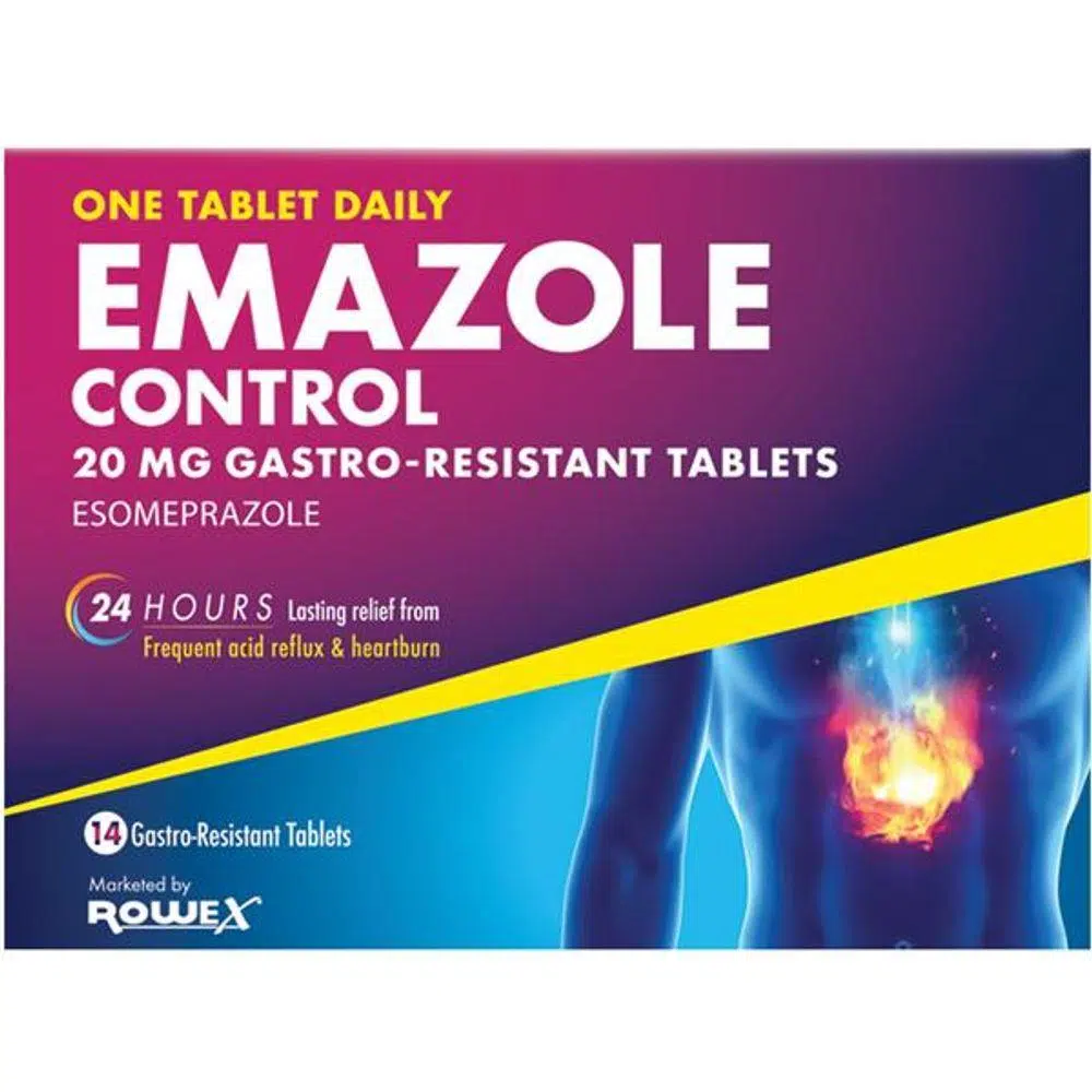 Emazole Reflux Relief Tabs