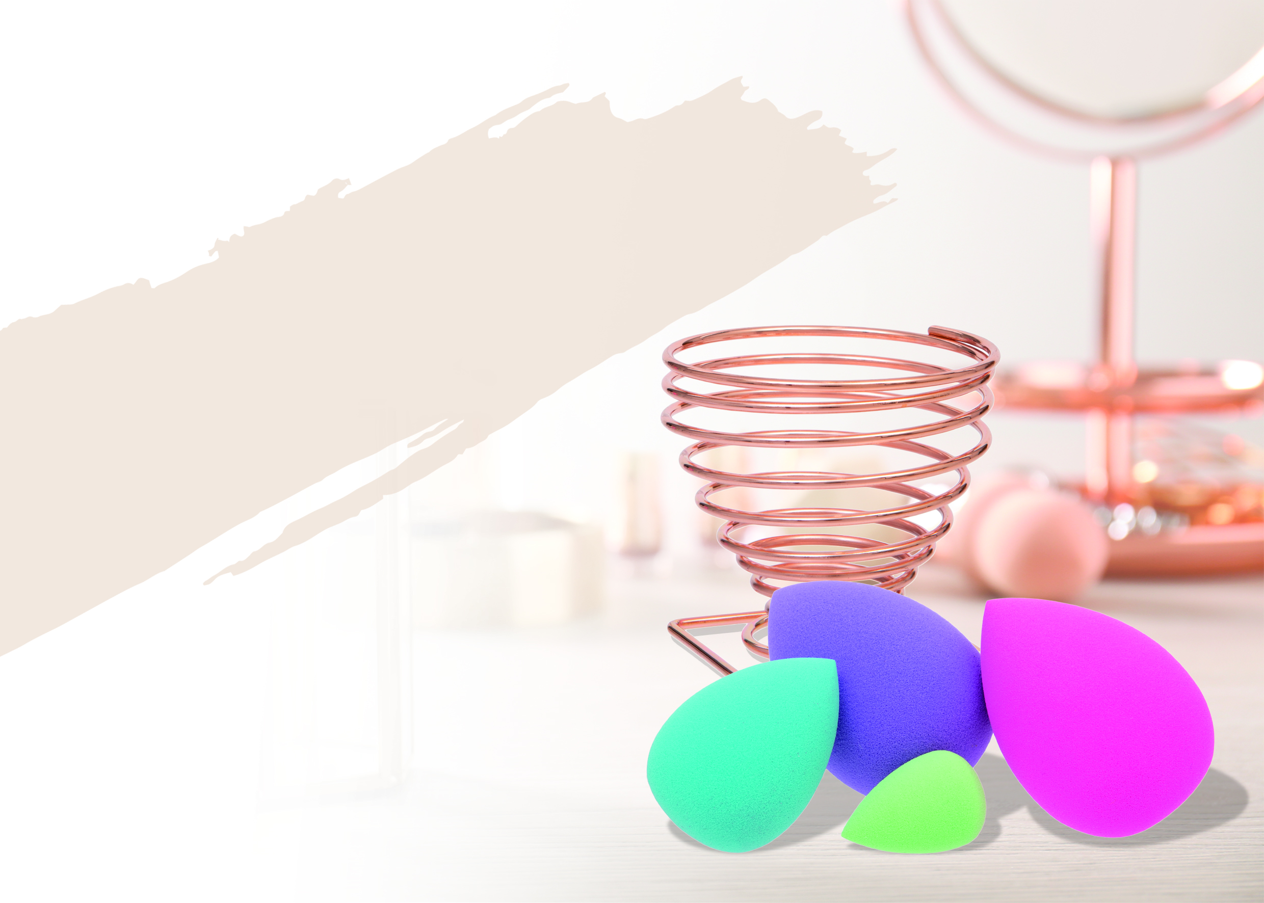 Technic Makeup Sponge & Holder Set