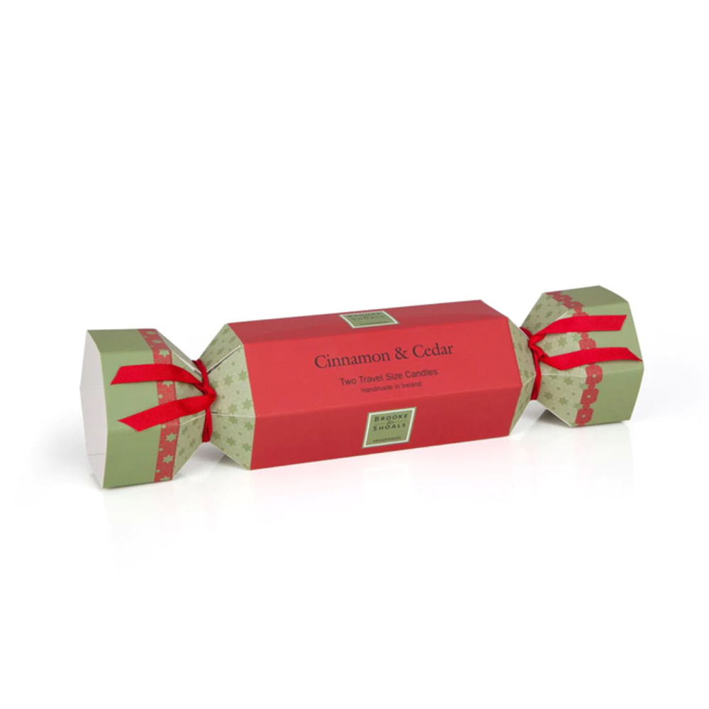 BROOKE & SHOALS Christmas Cracker - 2 Travel Candles