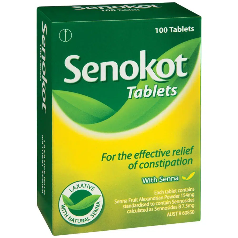 Natural Senna 100 Tablets relief from occasional constipation