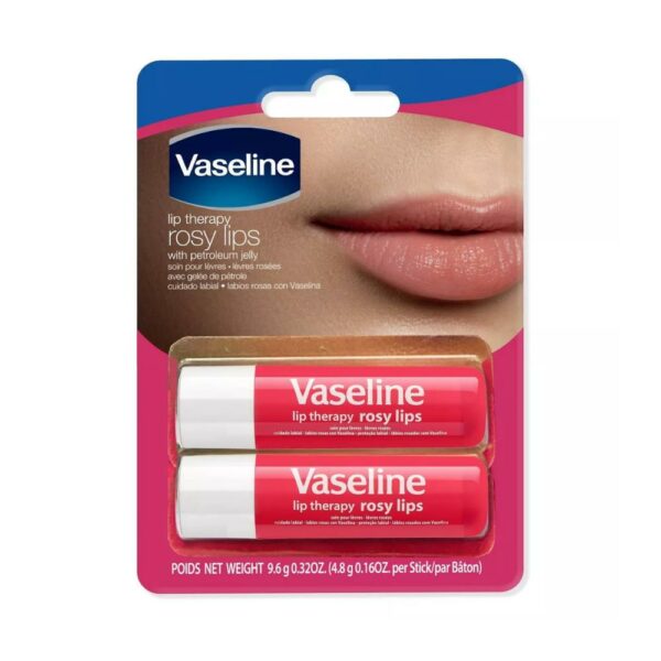 Vaseline Rosy Lips Lip Care Stick Twin Pck 4.8G