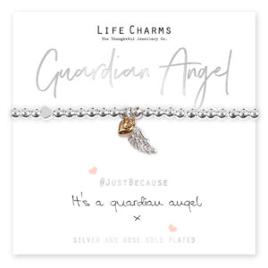 Guardian Angel Heart Charm