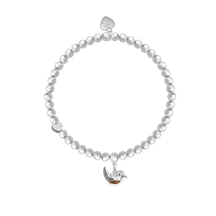 Elegant Robin Charm Bracelet
