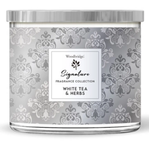 White Tea Herbs Scented Candle