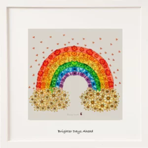 Optimistic Rainbow Art Print