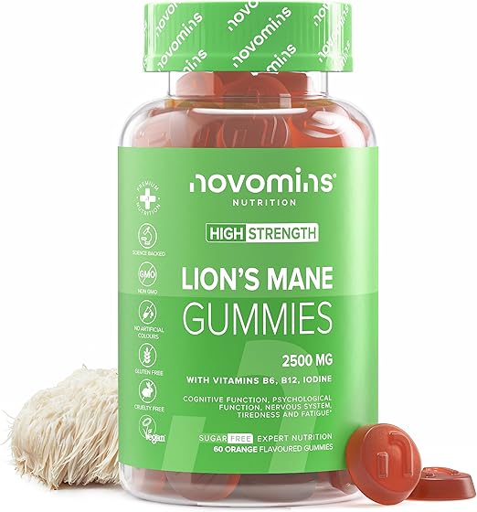 Novomins Lion’s Mane Gummies 60s