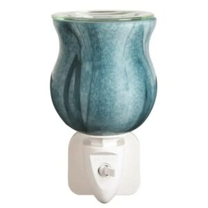 teal swirl wax melter