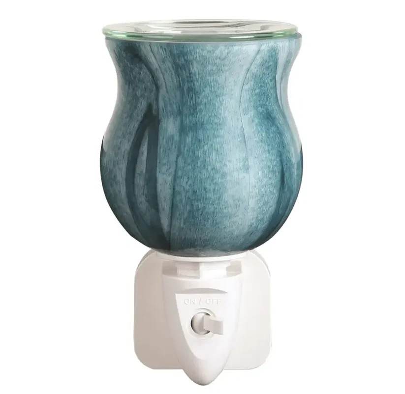 teal swirl wax melter