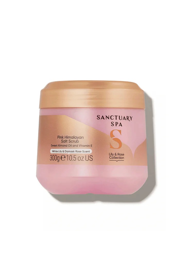 Pink Himalayan salt scrub